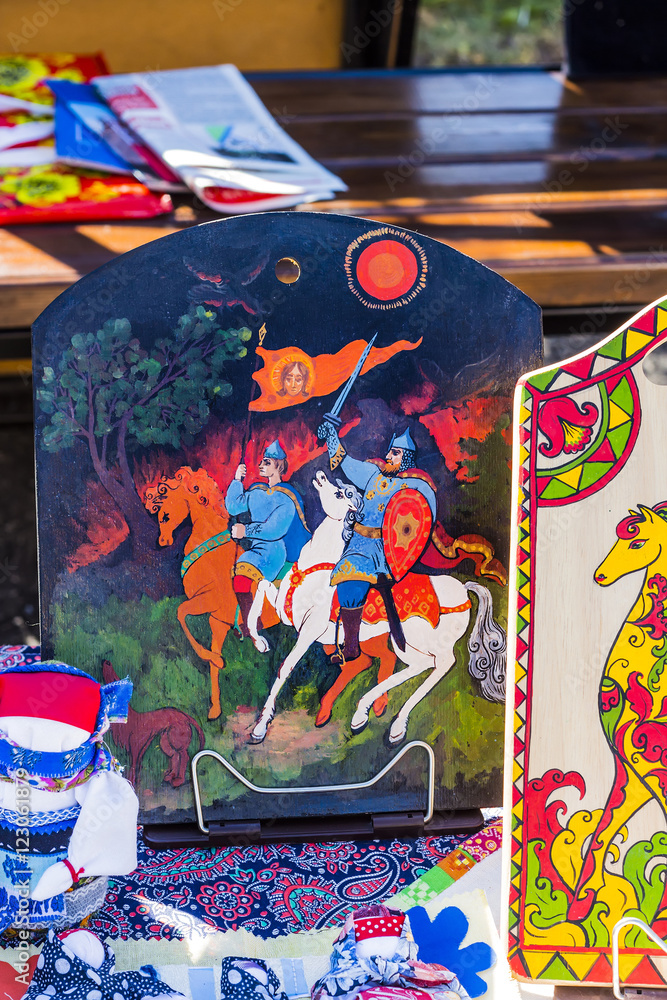 Obraz premium Russian national themes in folklore