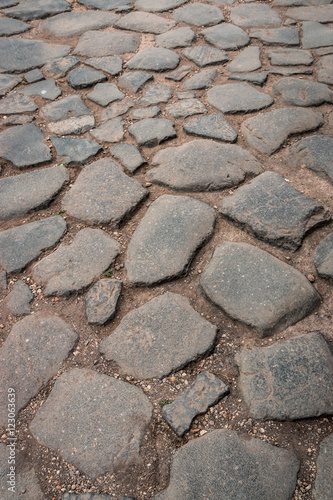 Canvas Print La Voie Sacrée Romaine dans le forum à Rome