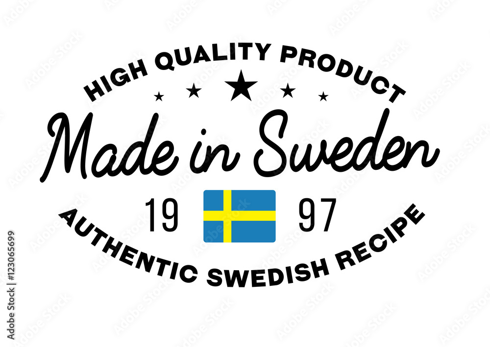 Made in Sweden stamp Made in Sweden stamp