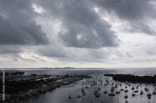 Stormy Weather at Coconut Grove Marina