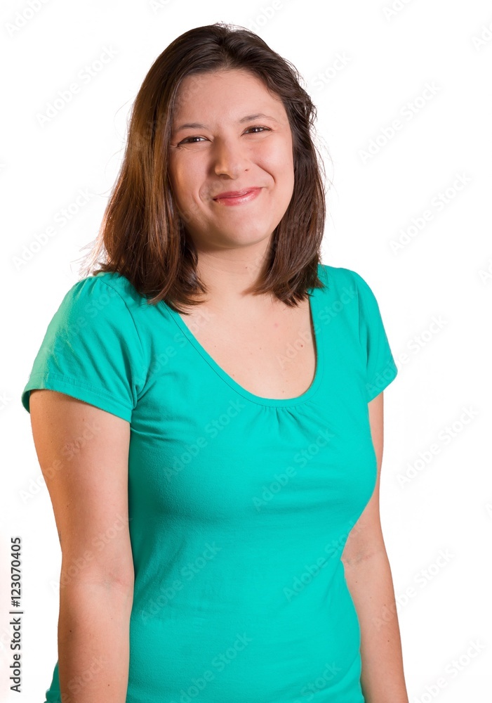 beautiful young Brazilian model smiling embarrassed beautiful young Brazilian model smiling embarrassed