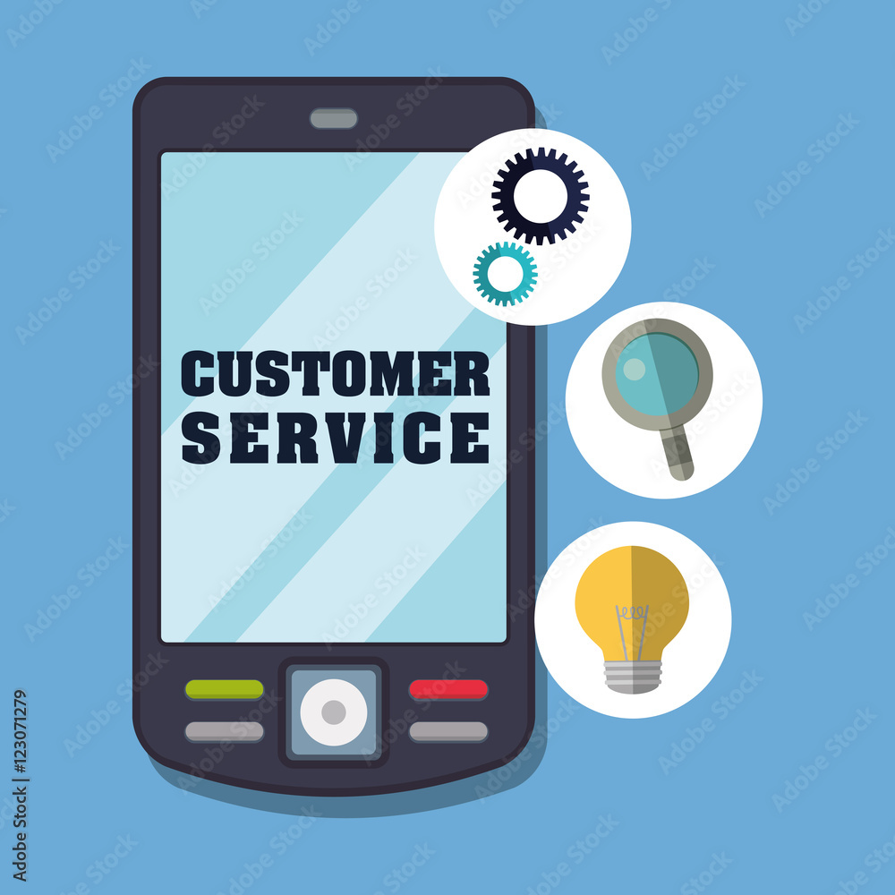 customer support service icons vector illustration design customer support service icons vector illustration design