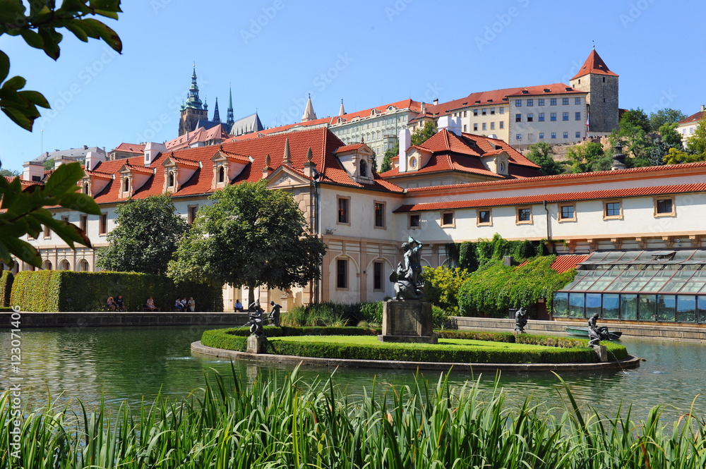 The Wallenstein Garden in Prague, Czech Republic