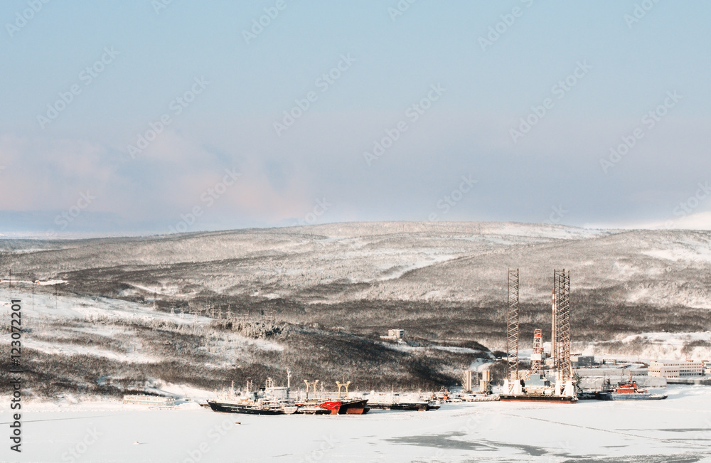 The Western coast of the Kola Bay