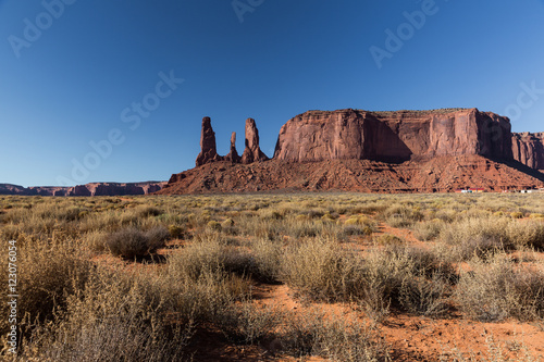 Monument valley at sunrise