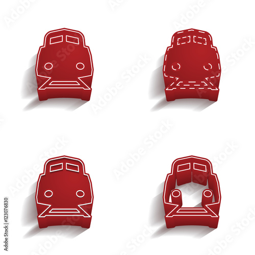 ikona 3D z obrysem zestaw