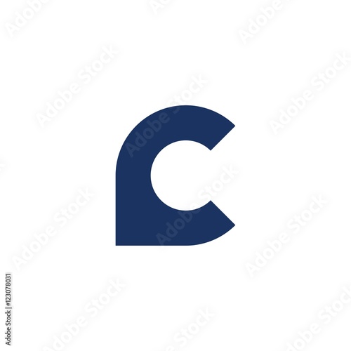 c Letter initial logo design