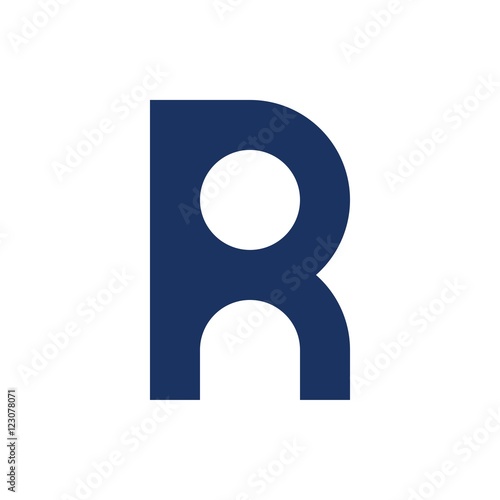 r Letter initial logo design