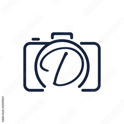 D photography logo design