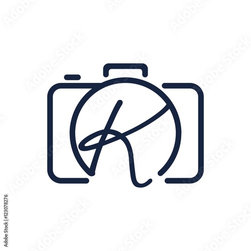 K photography logo design