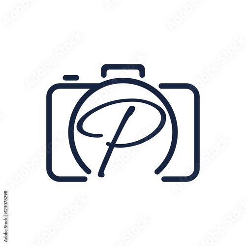 P photography logo design