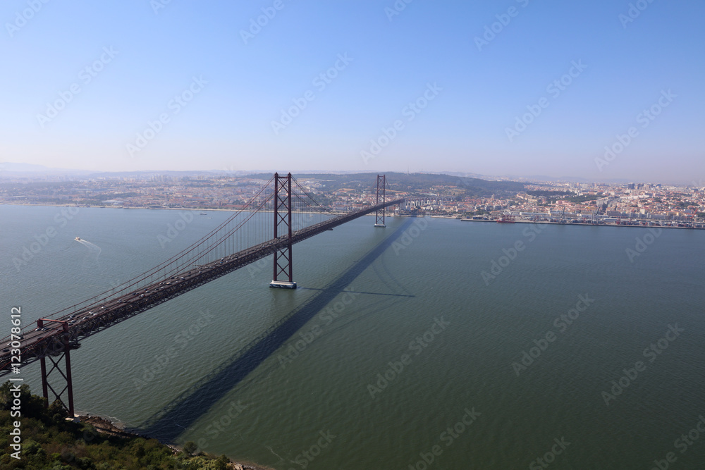 April 25th Bridge in Lisbon. Portugal