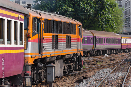 Thai railway train