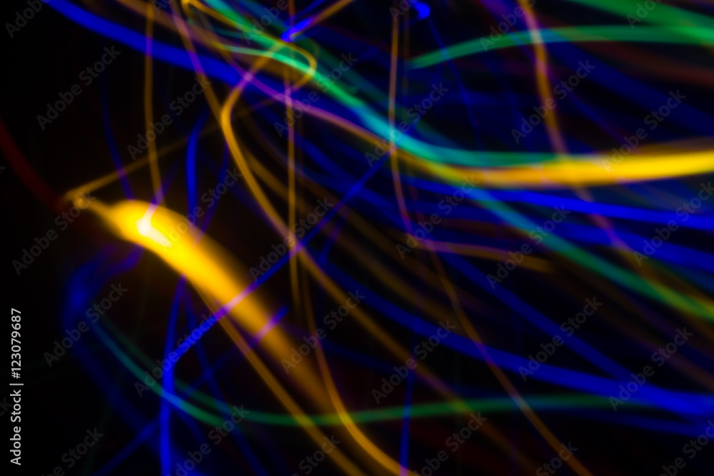 multicolored light streaks multicolored light streaks