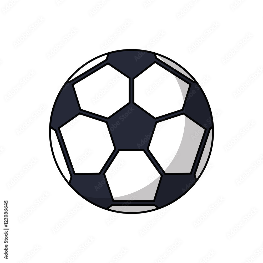 Ball icon. Soccer sport hobby competition and game theme. Isolated design. Vector illustration Ball icon. Soccer sport hobby competition and game theme. Isolated design. Vector illustration