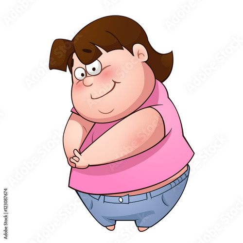 Big girl vector art