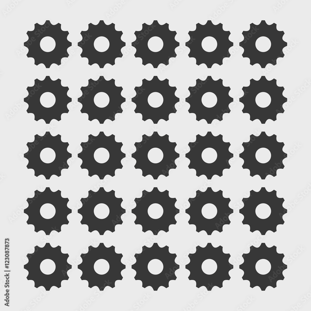 gears and pattern background image vector illustration design 