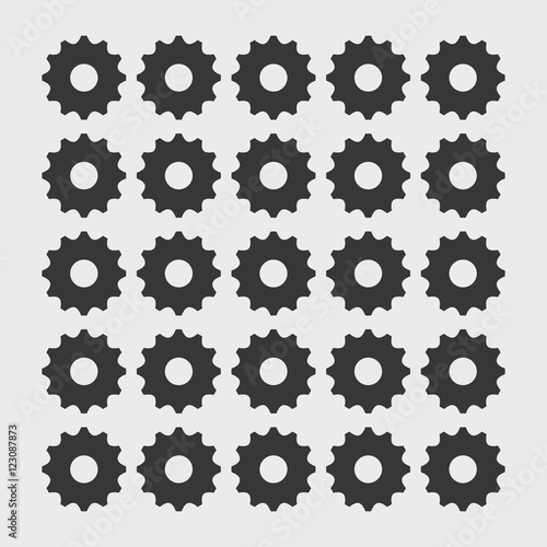 gears and pattern background image vector illustration design 