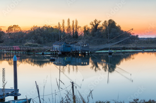 blue hour on fishing house © Vivida Photo PC