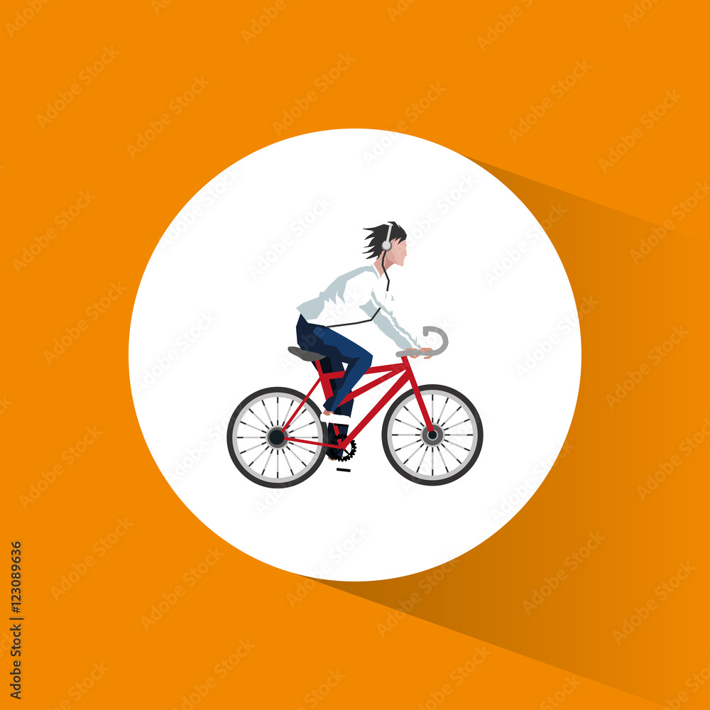 emblem of bike and cyclist icons image vector illustration emblem of bike and cyclist icons image vector illustration