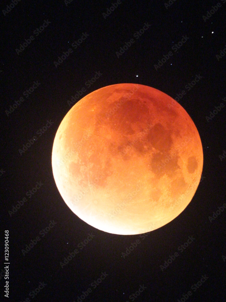 2015 Blood Moon over Guyana South America 2015 Blood Moon over Guyana South America