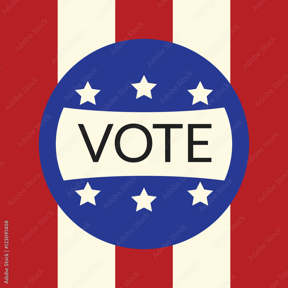 Voting concept by vote of Style flag usa. Voting concept by vote of Style flag usa.