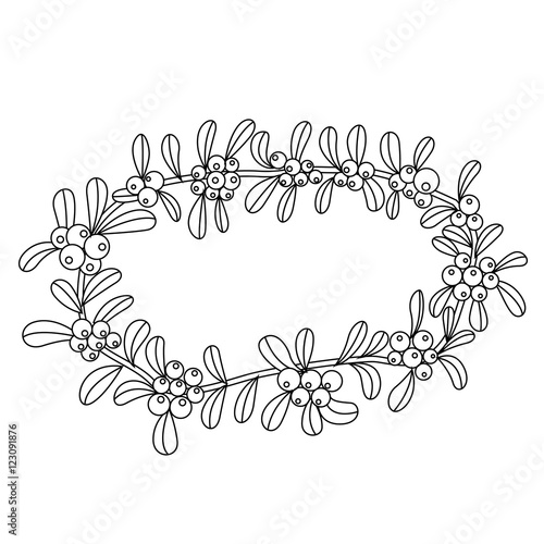 Cowberry banner black and white