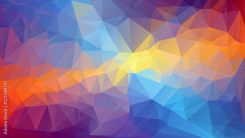 abstract background consisting of triangles