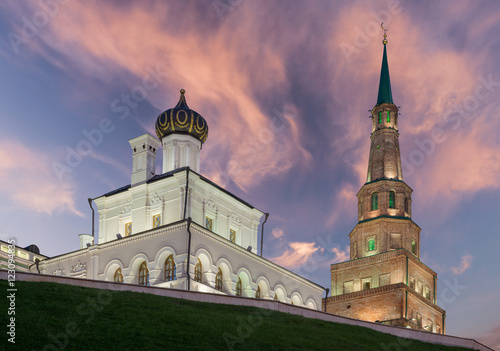 Suyumbike tower. Kazan city, Russia