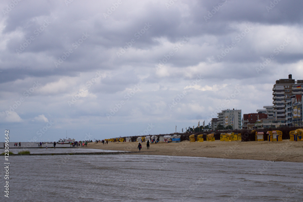 Fototapeta premium Cuxhaven im Sommer