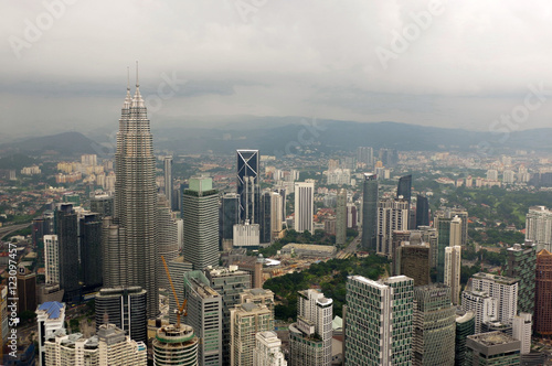 Kuala Lumpur  Malaysia - November 17. 2016  Dramatic scenery of