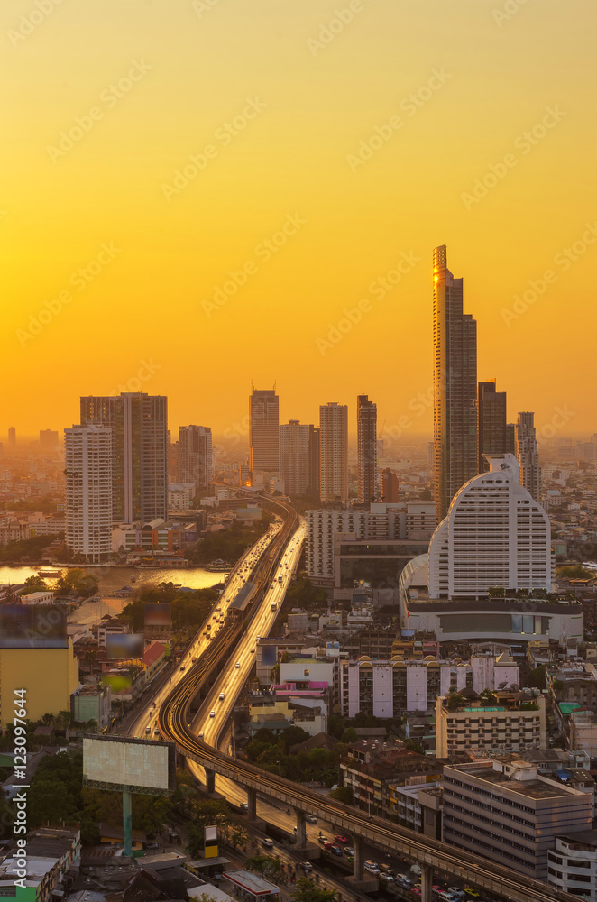 Bangkok city view