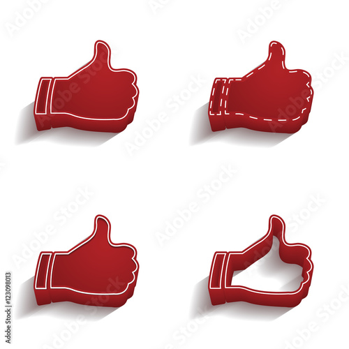 ikona 3D z obrysem zestaw