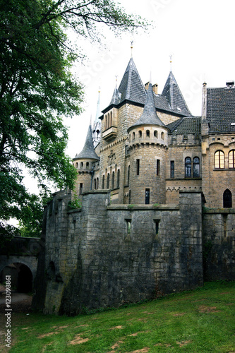 A view of the fairytale castle Marienburg (Germany)