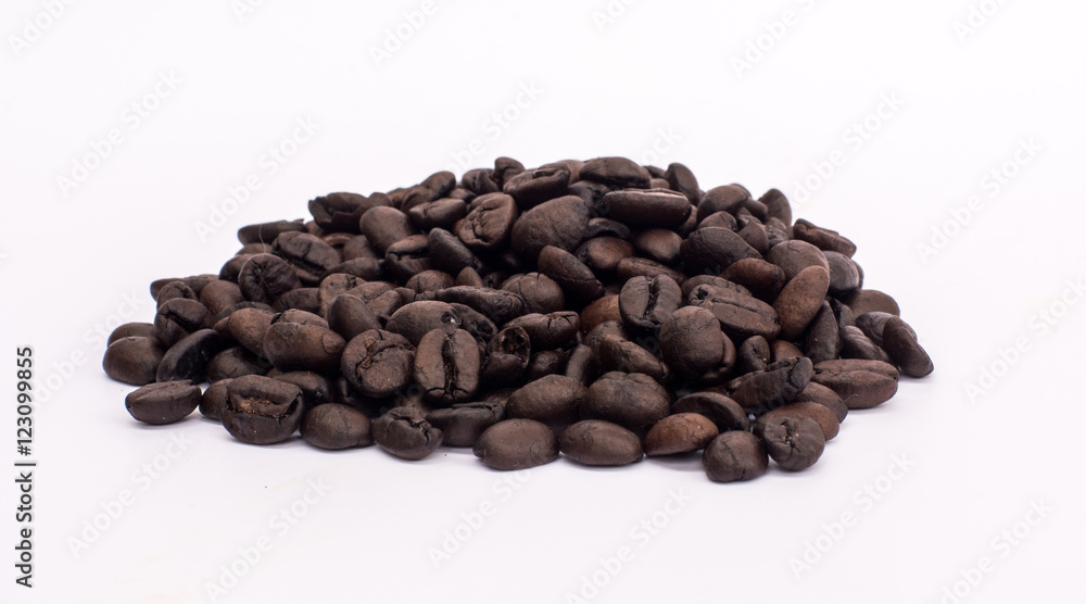 coffee bean on white background coffee bean on white background