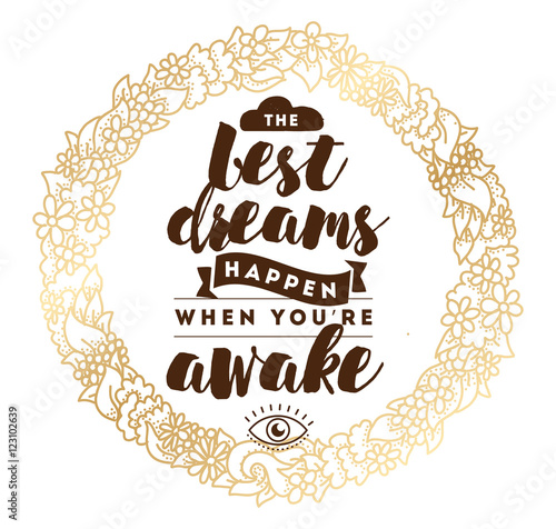 Typography for poster, invitation, greeting card or t-shirt.