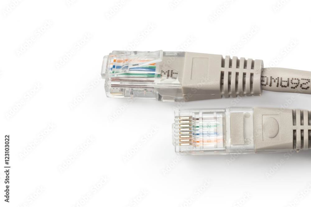 Close up of network cable Close up of network cable