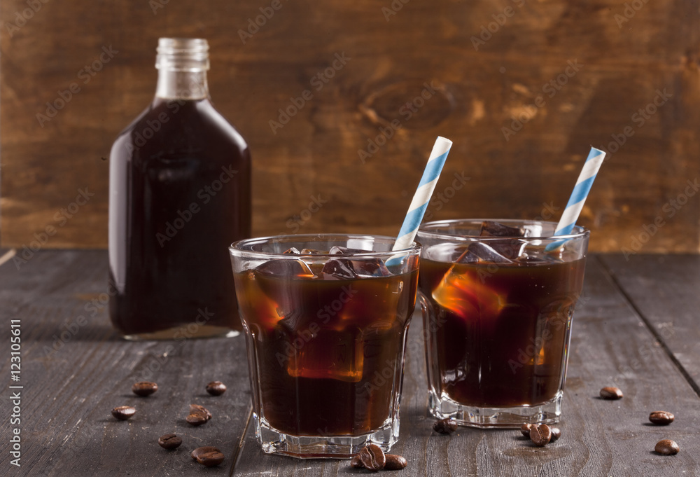 Cold brew coffee. Cold brew coffee.