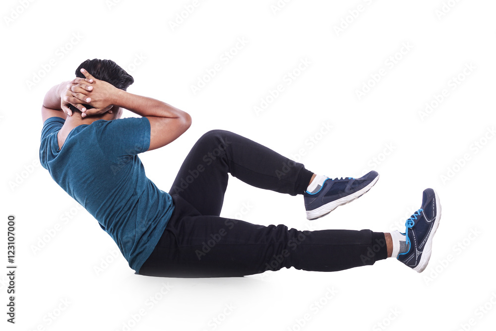 Obraz premium young men isolated on white background