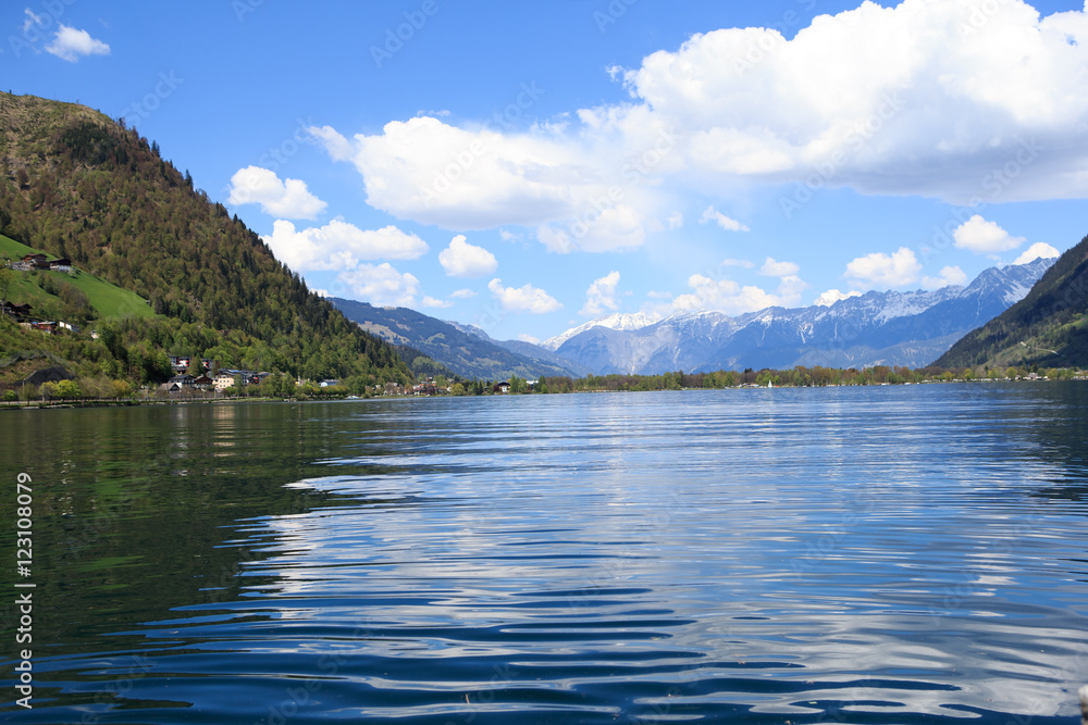 The Zell am See lake