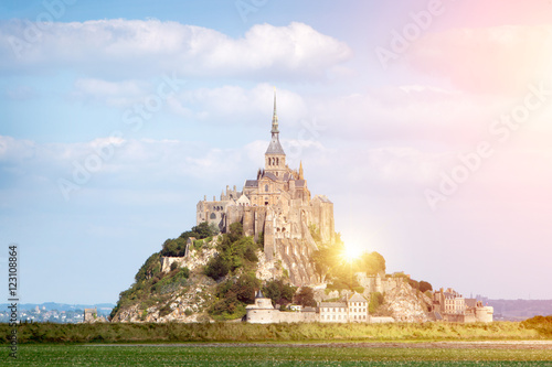 Fotografie, Obraz Mont saint Michel in Normandy, France