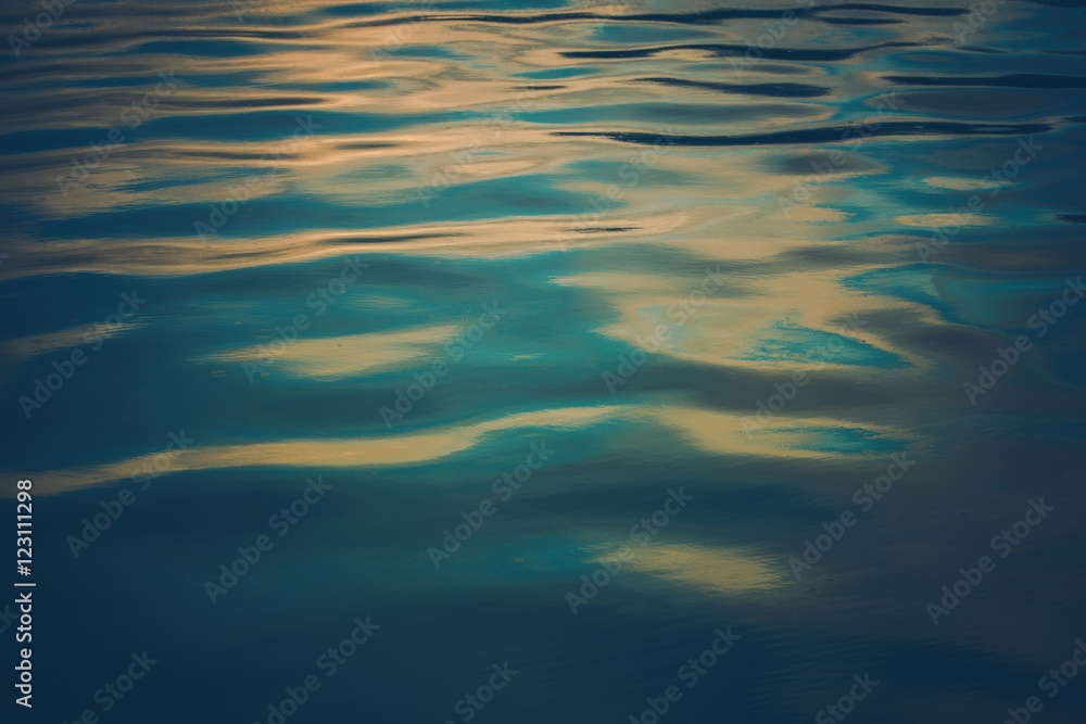 Obraz premium Spokojna Zatoka Woda Tło