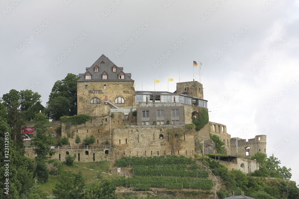 Rheinfels Castle in  Saint Goar, Germany 