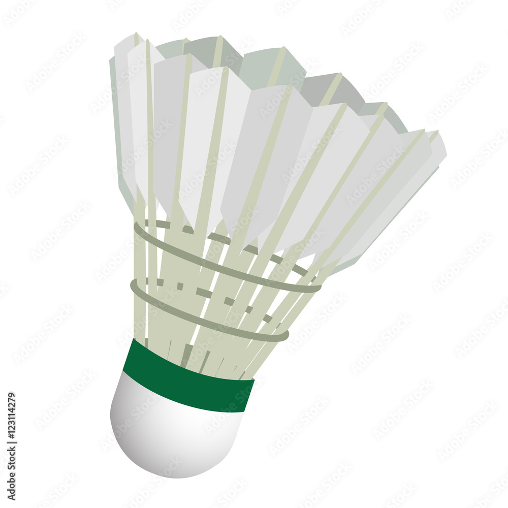 バドミントンの羽根のイラスト Stock ベクター Adobe Stock