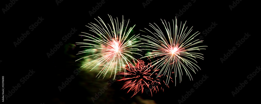 Fototapeta premium Southport British musical firework championships