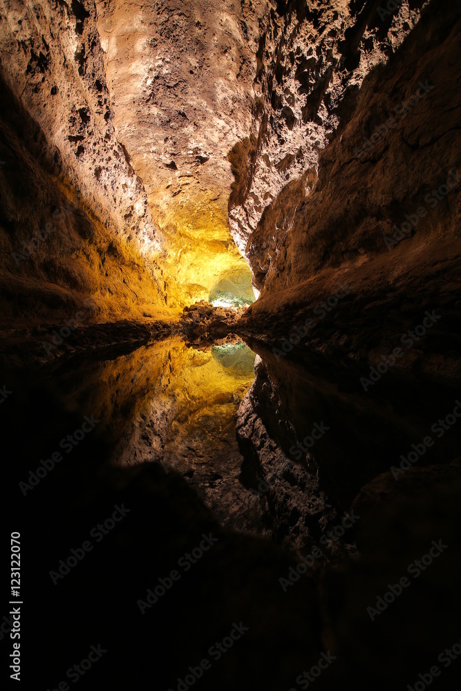 Cueva de los verdes en Lanzarote