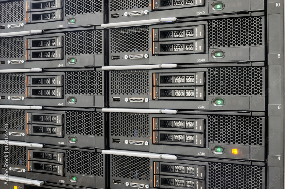 Rack mounted equipment Stock Photo Adobe Stock