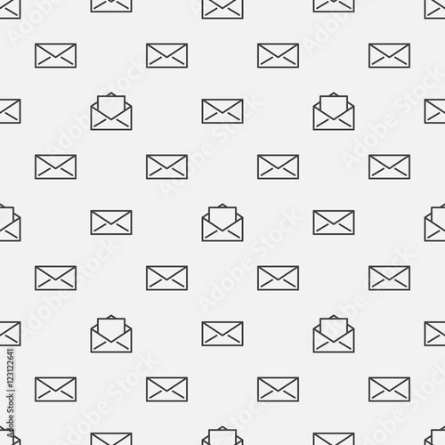 Envelope seamless pattern