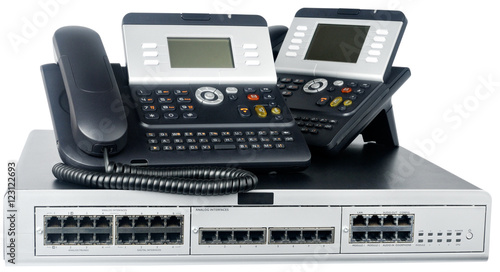 Phone switch and telephones