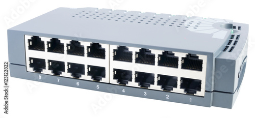 Network switch isometric view